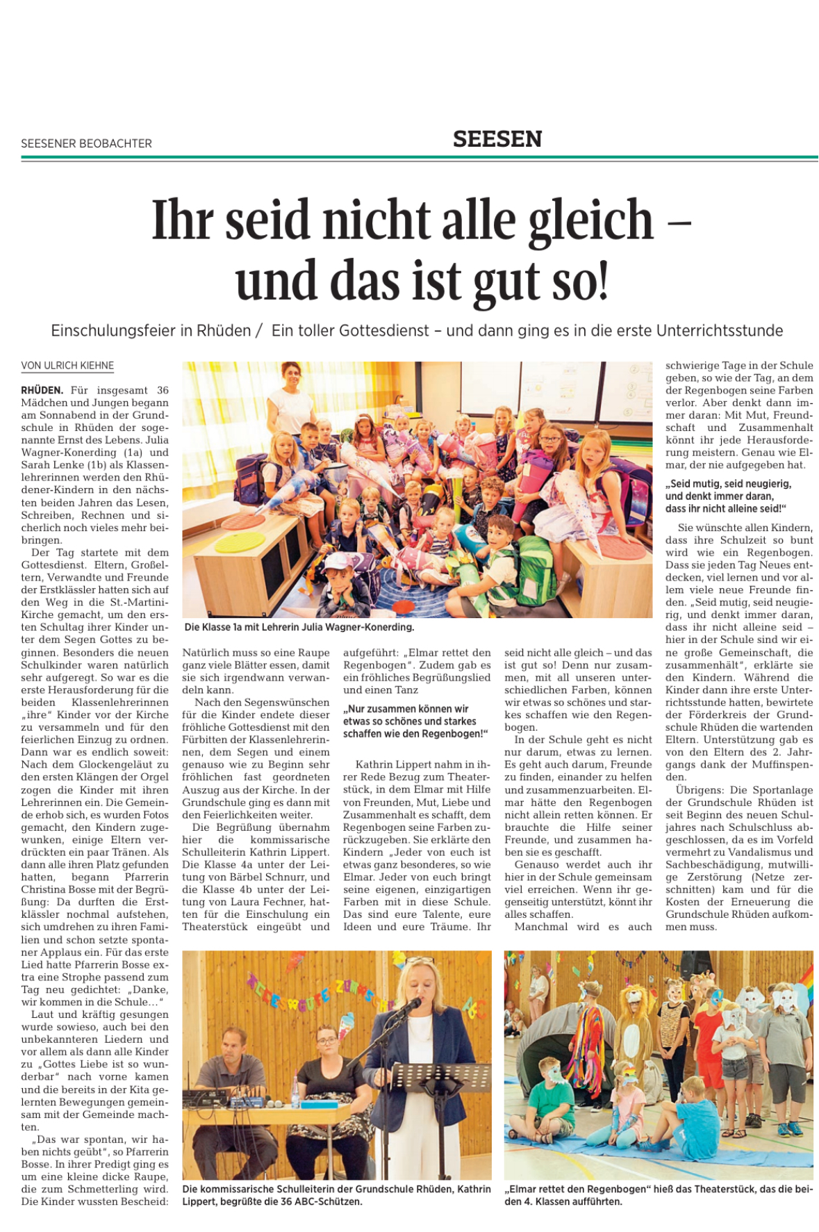 Einschulung 2024/2025